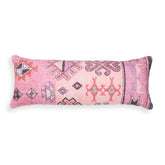 Persia Pink Cotton 27" x 10" Bolster Pillow Model: TOV-C18742